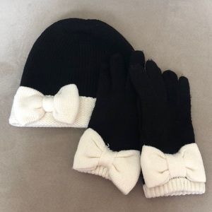 Kate Spade Hat and Gloves Set
